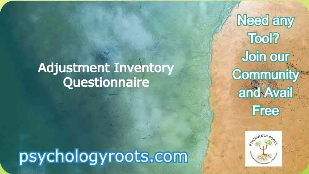 Adjustment Inventory Questionnaire