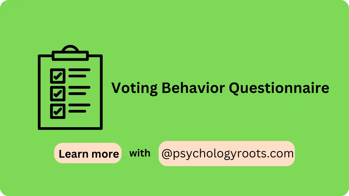 Voting Behavior Questionnaire