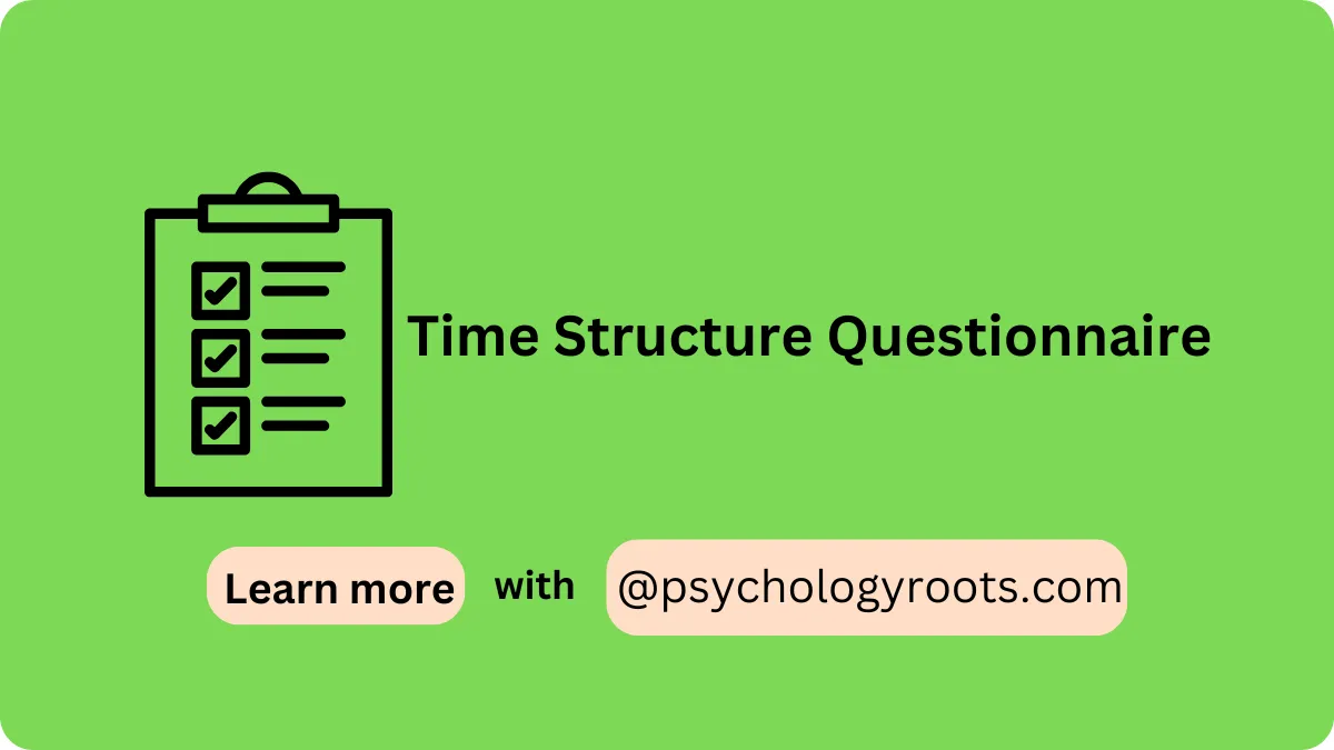 Time Structure Questionnaire