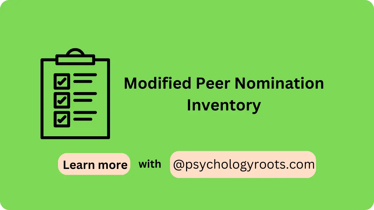 Modified Peer Nomination Inventory