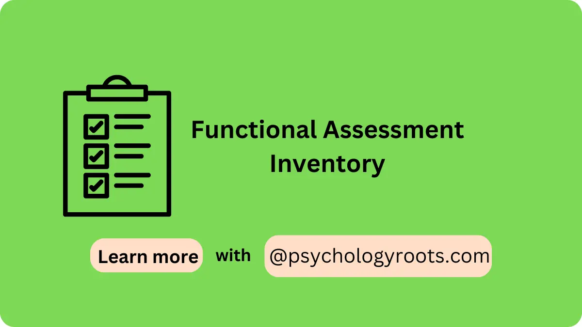 Functional Assessment Inventory