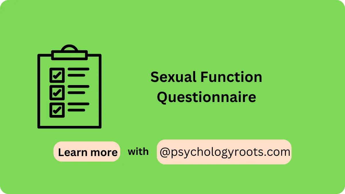 Sexual Function Questionnaire